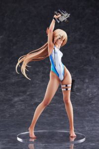 Descubre el apasionante mundo de Estatua Kouhai-chan Swim Club Blue Swimsuit.