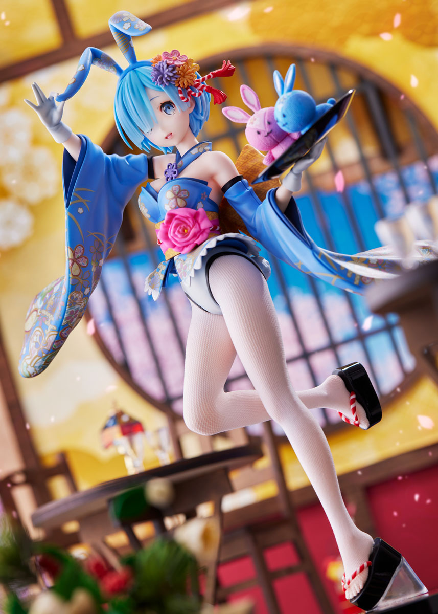 Descubre el apasionante mundo de Estatua Re Zero Rem Wa-Bunny 23 cm.