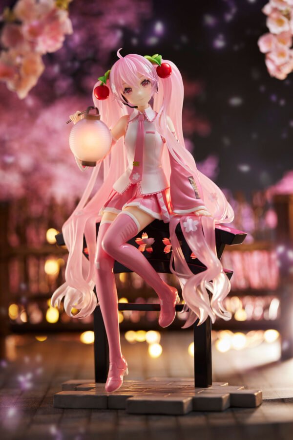 Estatua Sakura Miku Sakura Lantern