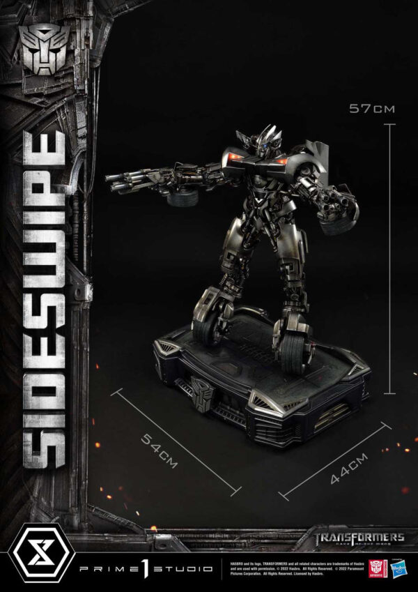 Descubre el apasionante mundo de Estatua Transformers Sideswipe 57 cm.
