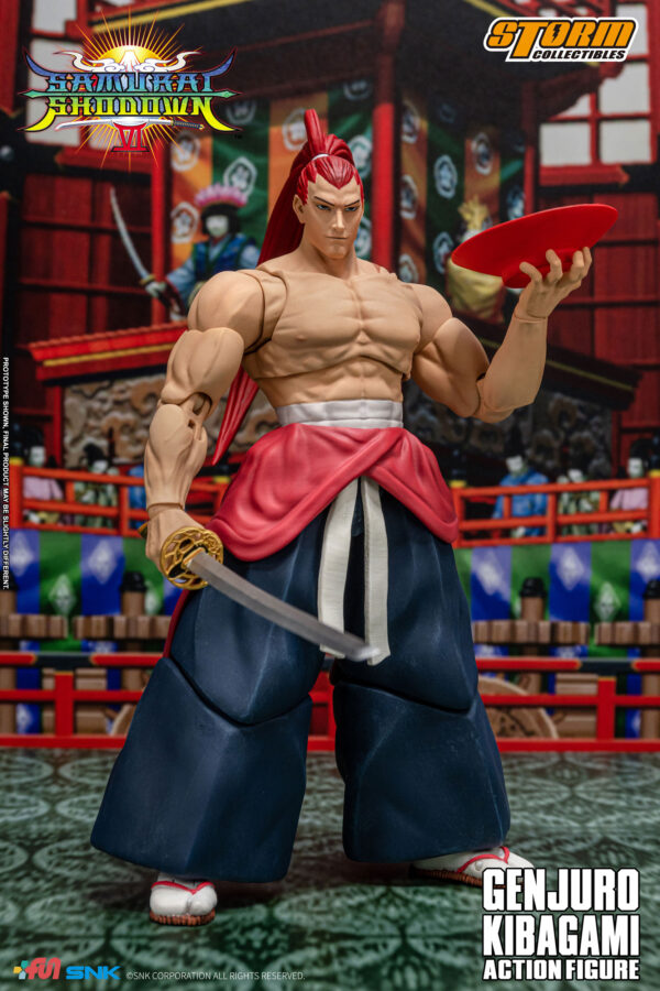 Descubre el apasionante mundo de Figura Samurai Shodown Genjuro Kibagami.