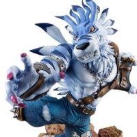 Descubre el apasionante mundo de Estatua Digimon GEM Were Garurumon.