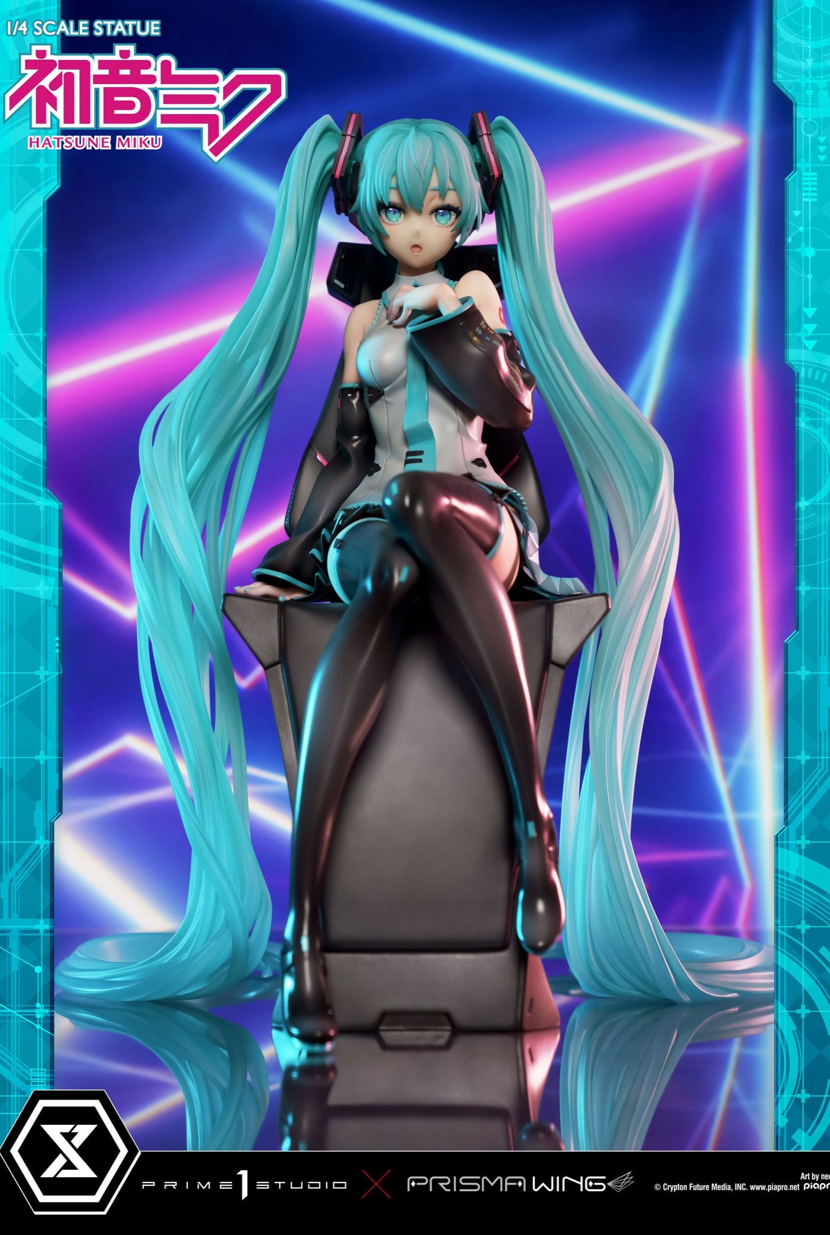 Descubre el apasionante mundo de Estatua Hatsune Miku Art by neco.