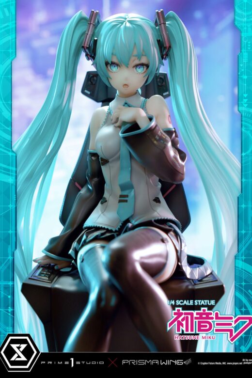 Descubre el apasionante mundo de Estatua Hatsune Miku Art by neco.