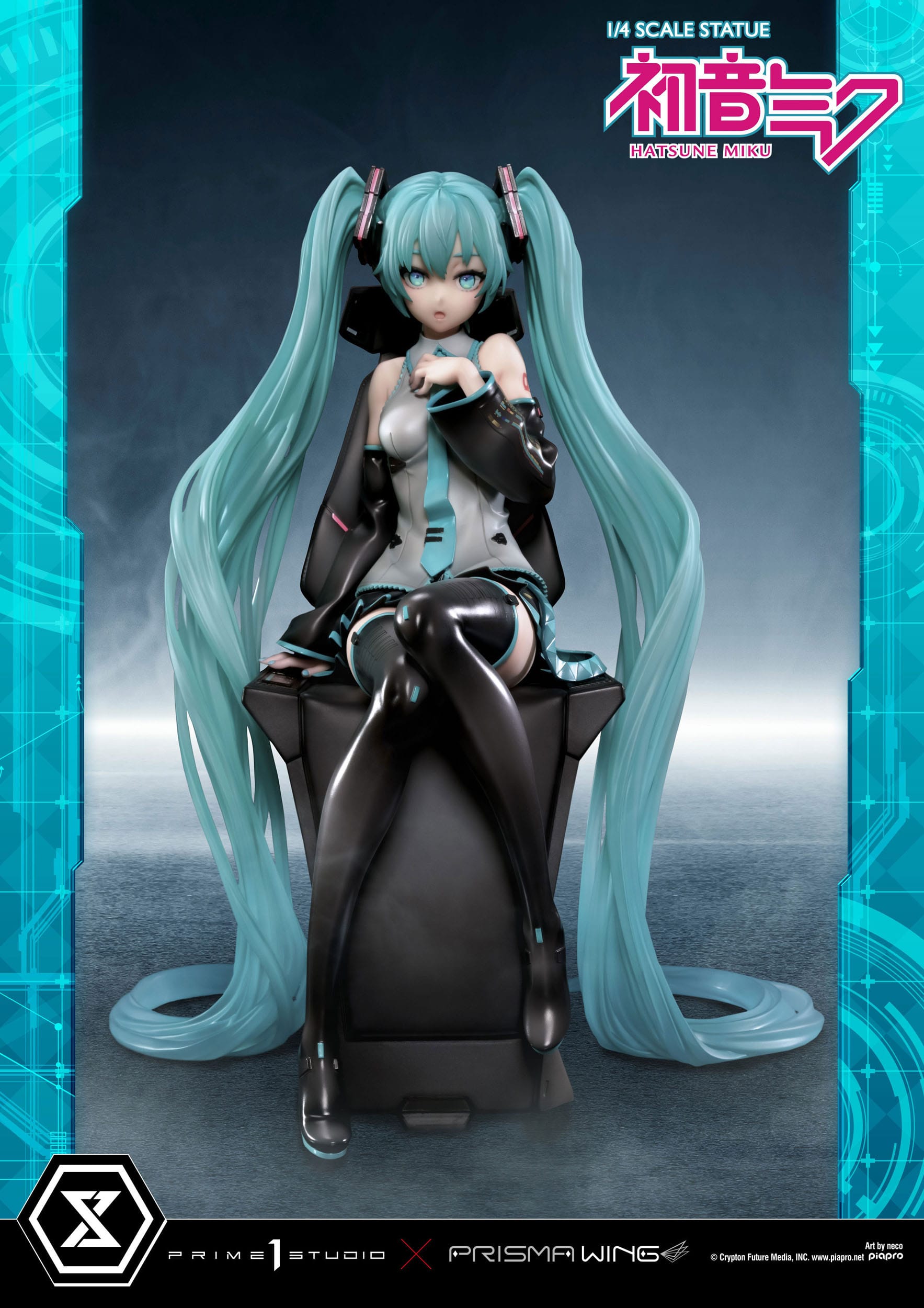Descubre el apasionante mundo de Estatua Hatsune Miku Art by neco.