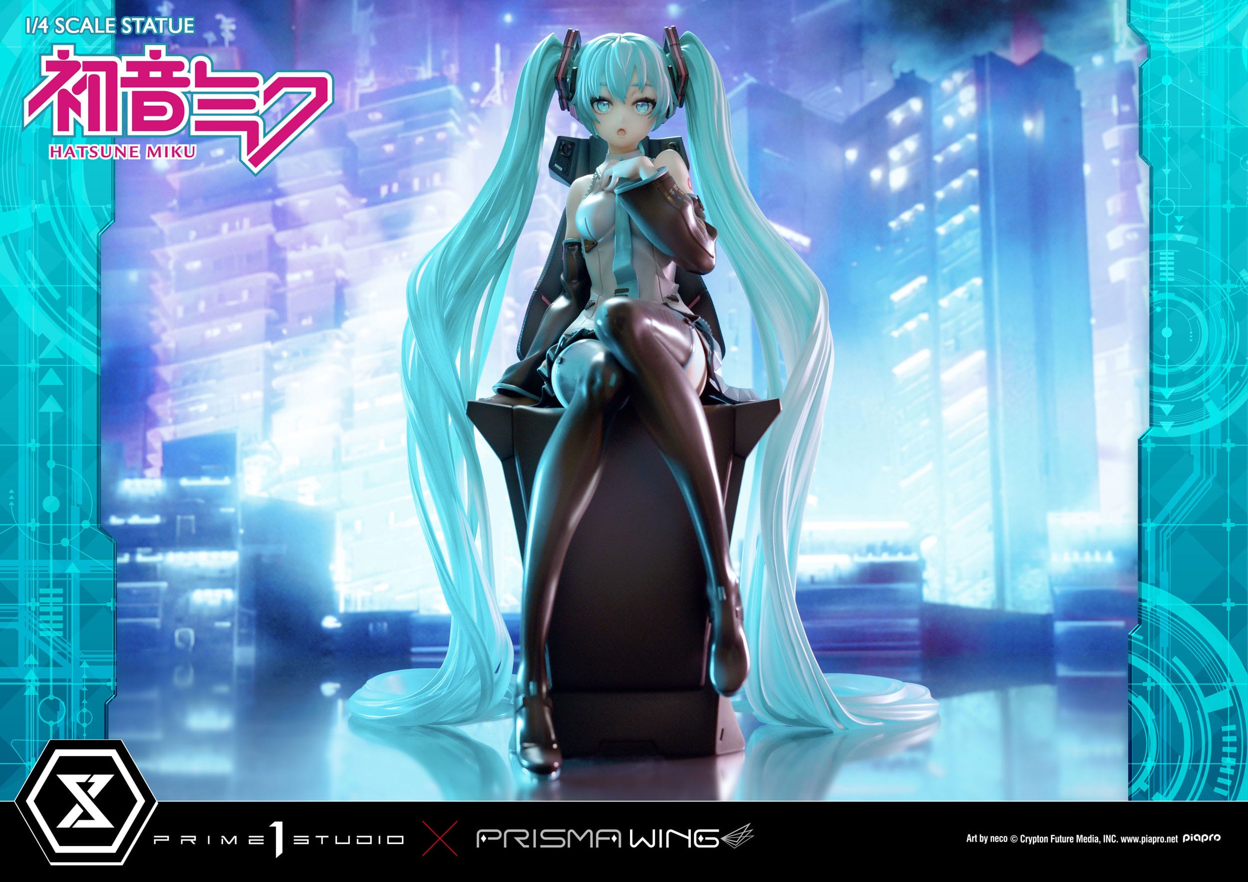 Descubre el apasionante mundo de Estatua Hatsune Miku Art by neco.