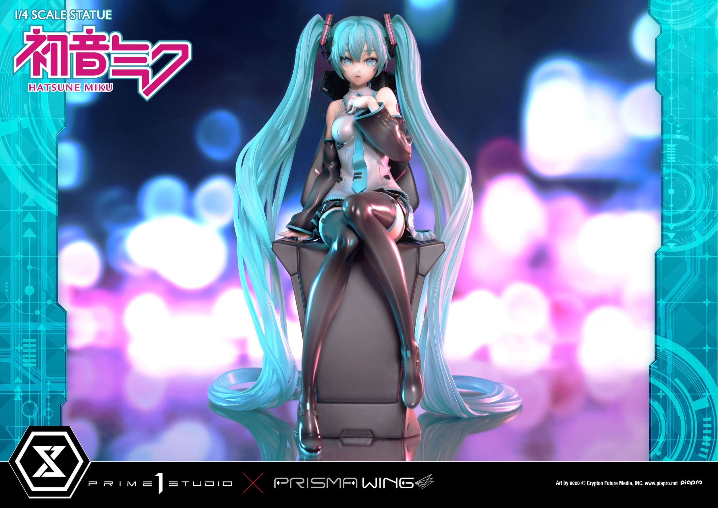 Descubre el apasionante mundo de Estatua Hatsune Miku Art by neco.