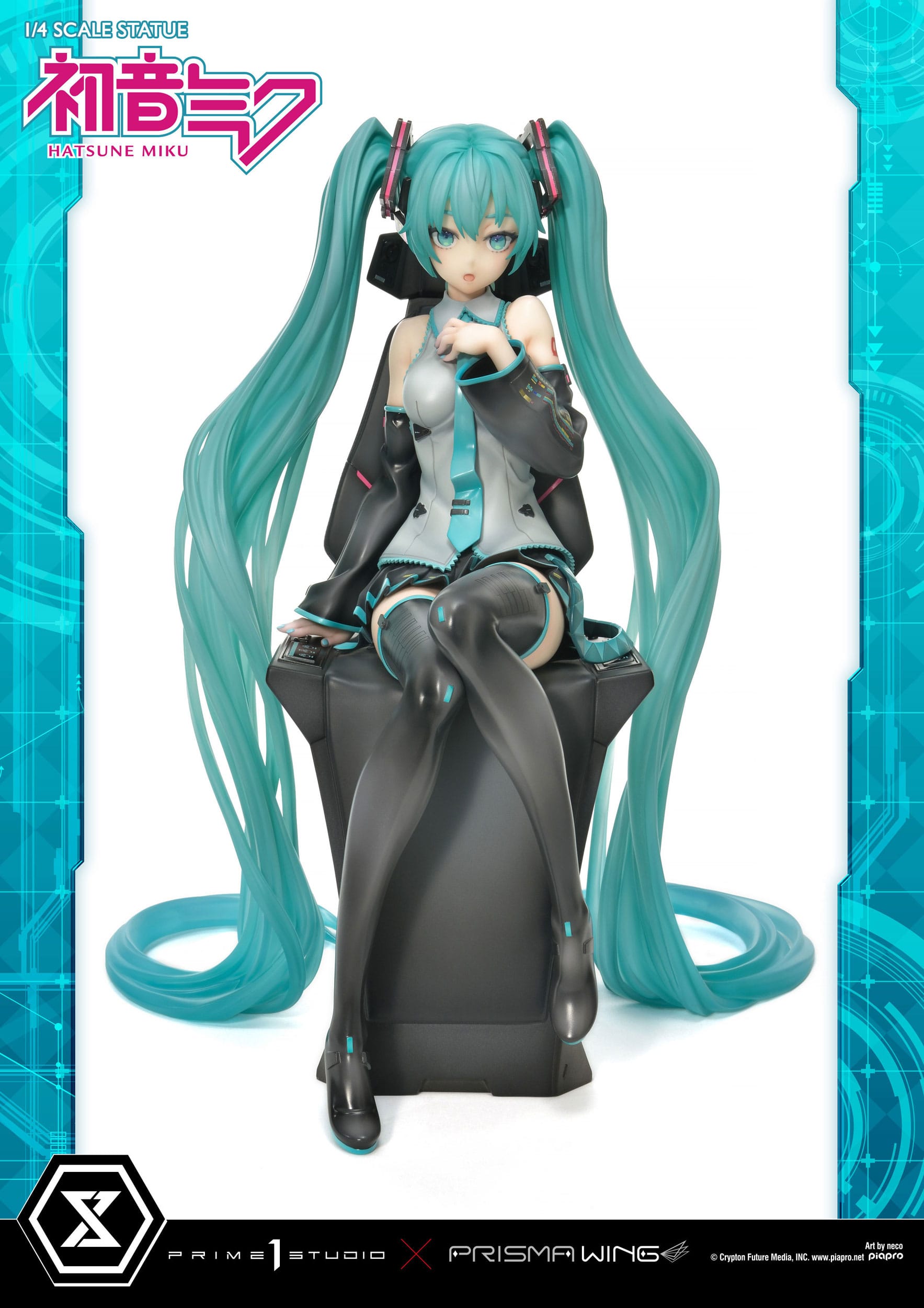 Descubre el apasionante mundo de Estatua Hatsune Miku Art by neco.