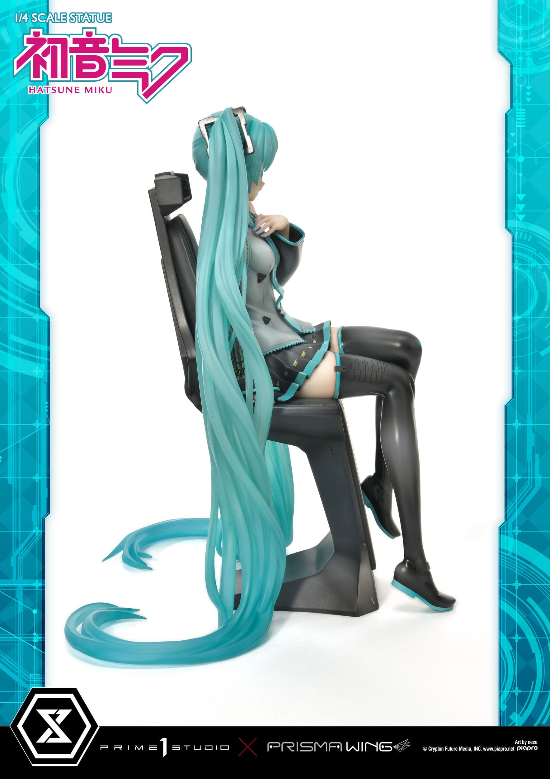 Descubre el apasionante mundo de Estatua Hatsune Miku Art by neco.