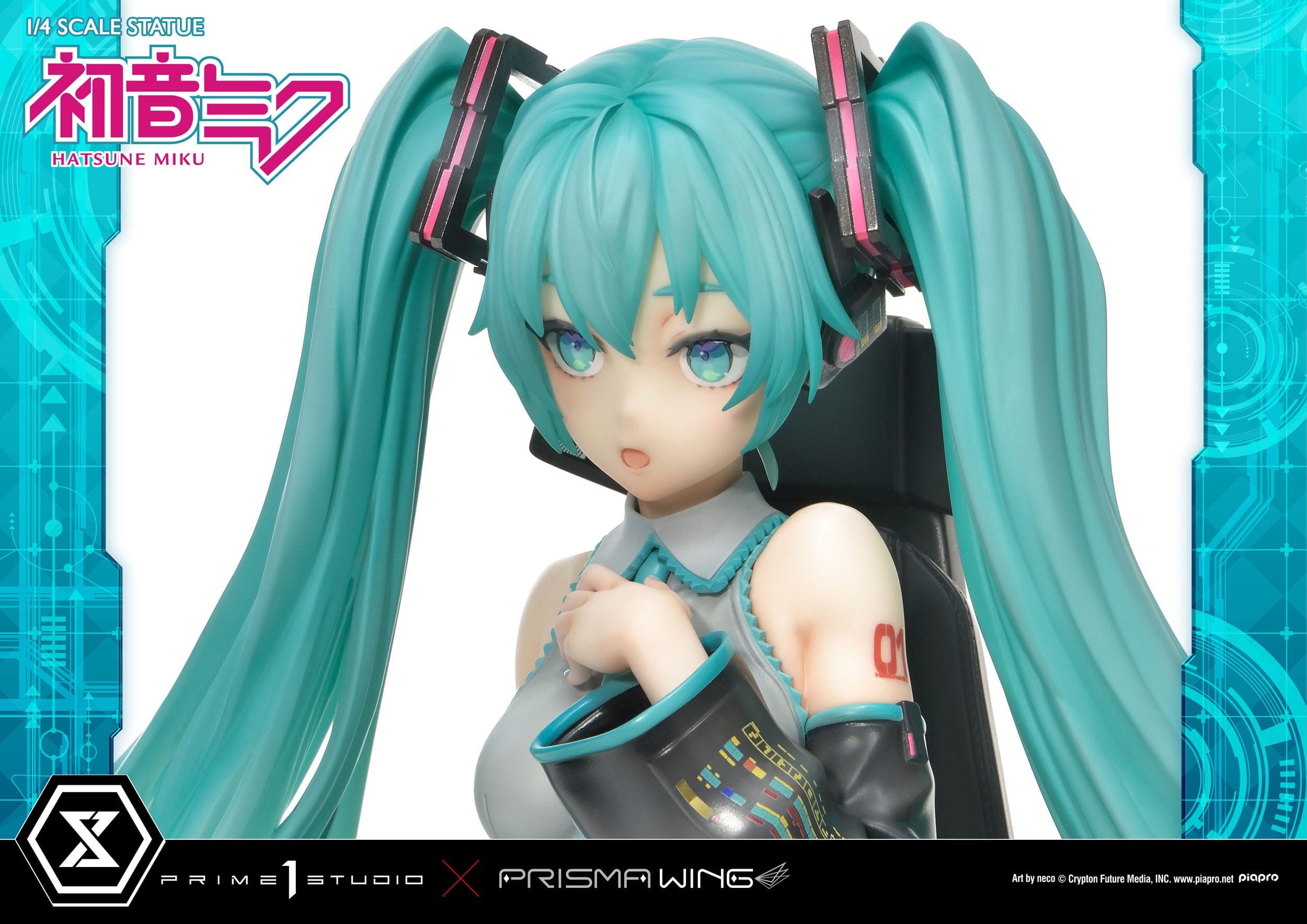 Descubre el apasionante mundo de Estatua Hatsune Miku Art by neco.