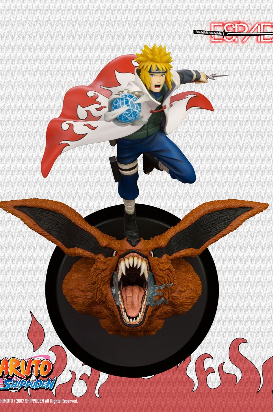 Descubre el apasionante mundo de Estatua Minato Vs Nine Tailed Fox.