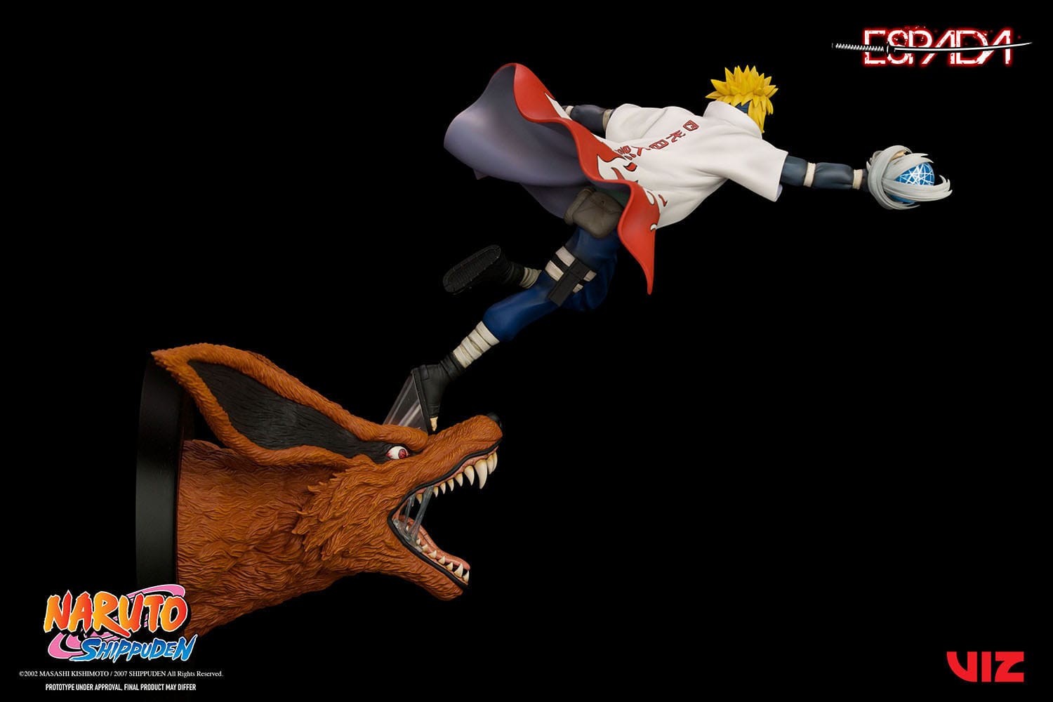 Descubre el apasionante mundo de Estatua Minato Vs Nine Tailed Fox.