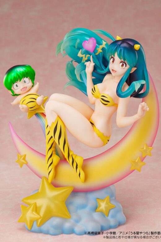 Estatua Urusei Yatsura Lum y Ten