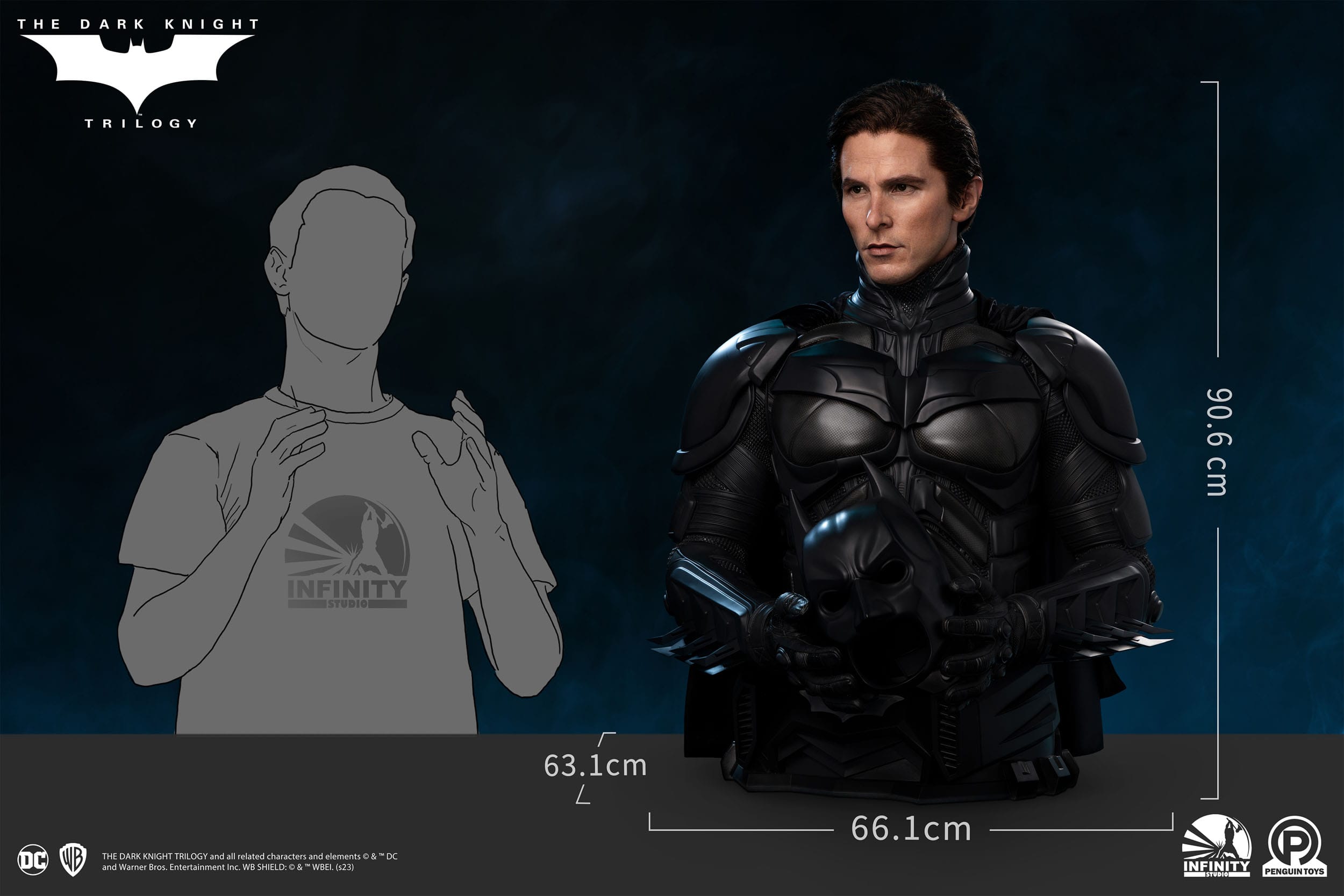 Descubre el apasionante mundo de Busto Dark Knight Batman Christian Bale.