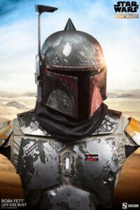 Descubre el apasionante mundo de Busto The Mandalorian Boba Fett 81 cm.