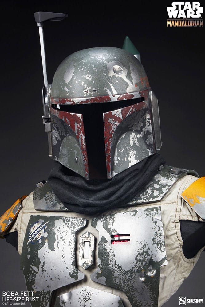 Descubre el apasionante mundo de Busto The Mandalorian Boba Fett 81 cm.