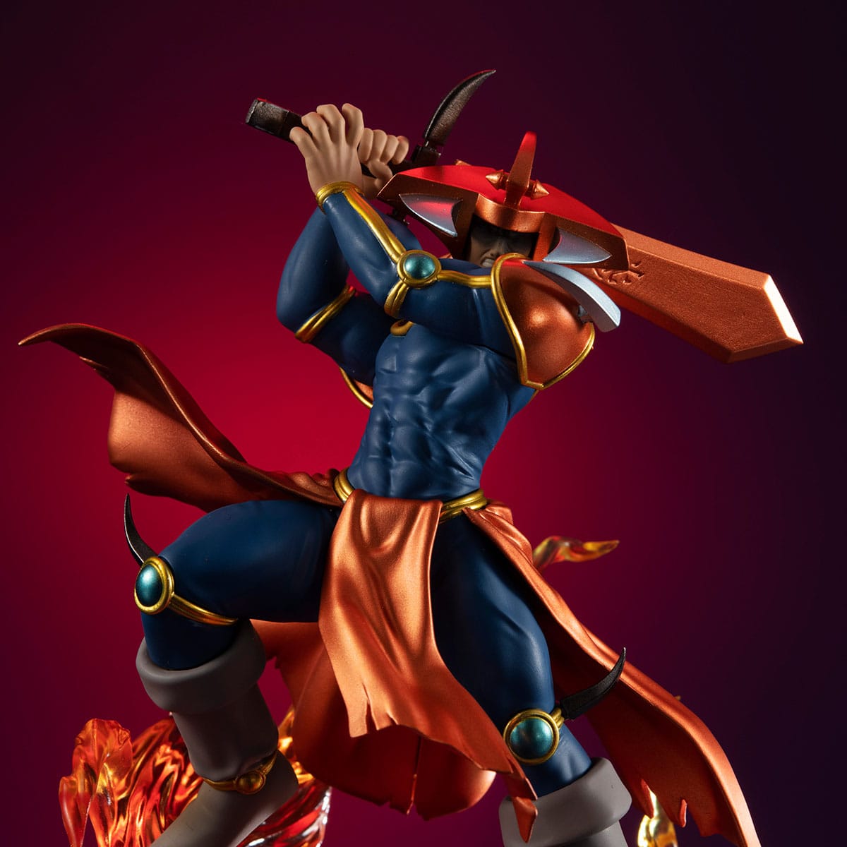 Descubre el apasionante mundo de Estatua Monsters Chronicle Flame Swordsman.