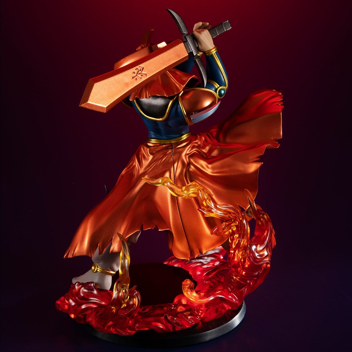 Descubre el apasionante mundo de Estatua Monsters Chronicle Flame Swordsman.