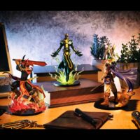 Descubre el apasionante mundo de Estatua Monsters Chronicle Flame Swordsman.