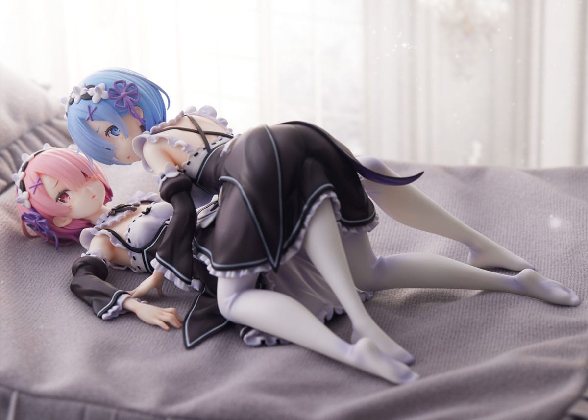 Descubre el apasionante mundo de Estatua Re Zero Ram y Rem 9 cm.