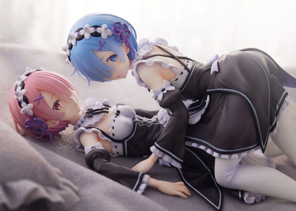 Descubre el apasionante mundo de Estatua Re Zero Ram y Rem 9 cm.