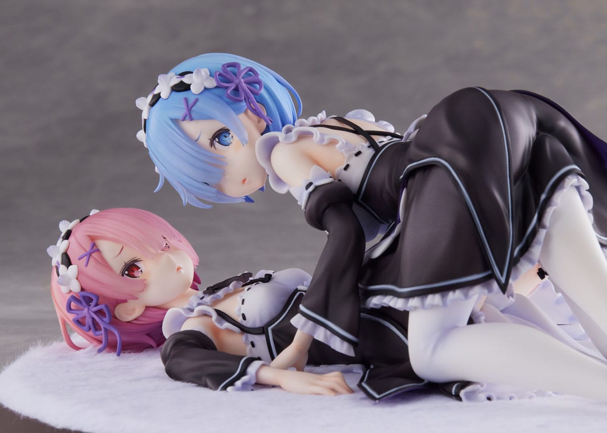 Descubre el apasionante mundo de Estatua Re Zero Ram y Rem 9 cm.