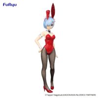 Descubre el apasionante mundo de Estatua ReZero BiCute Bunnies Rem Red.