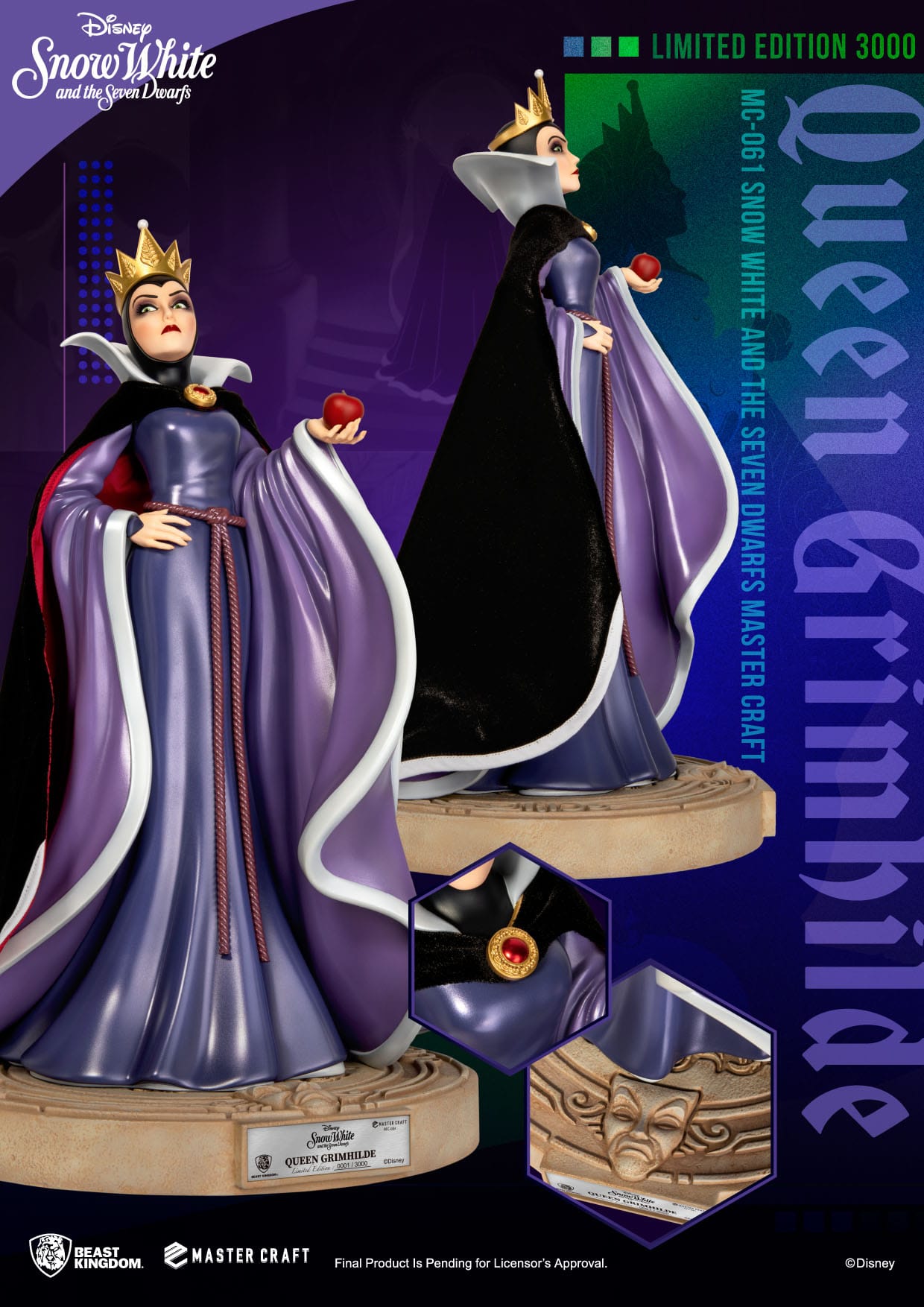 Descubre el apasionante mundo de Estatua Disney Master Craft Queen Grimhilde.