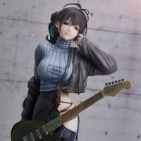 Descubre el apasionante mundo de Estatua Illustration Guitar Meimei Backless.
