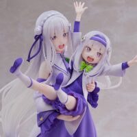 Descubre el apasionante mundo de Estatua ReZero Emilia and Childhood Emilia.