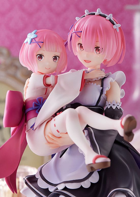 Descubre el apasionante mundo de Estatua ReZero Ram and Childhood Ram.