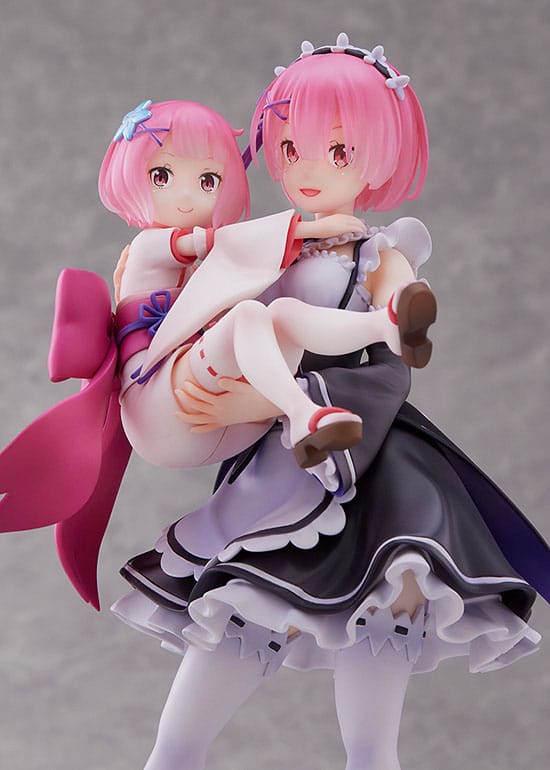 Descubre el apasionante mundo de Estatua ReZero Ram and Childhood Ram.