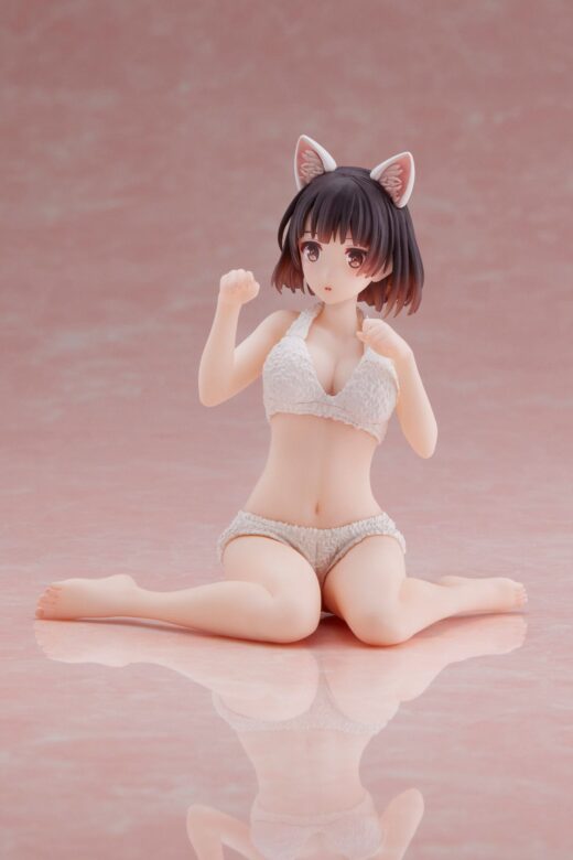 Estatua Saekano Megumi Kato Cat Roomwear Ver