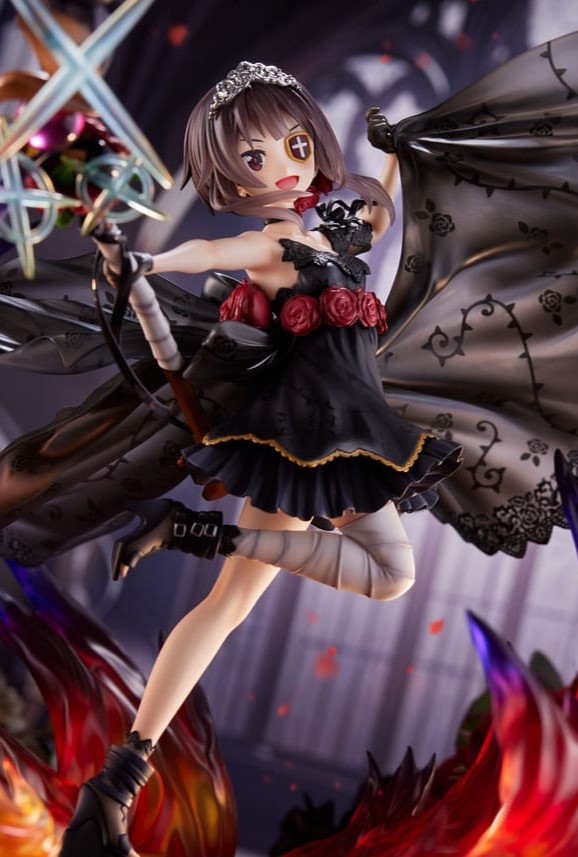 Descubre el apasionante mundo de Estatua Megumin Black Rose Dress Version.