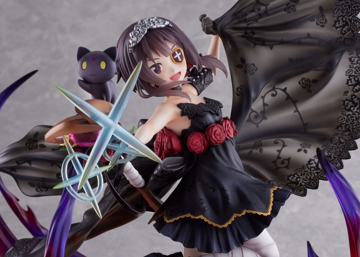 Descubre el apasionante mundo de Estatua Megumin Black Rose Dress Version.