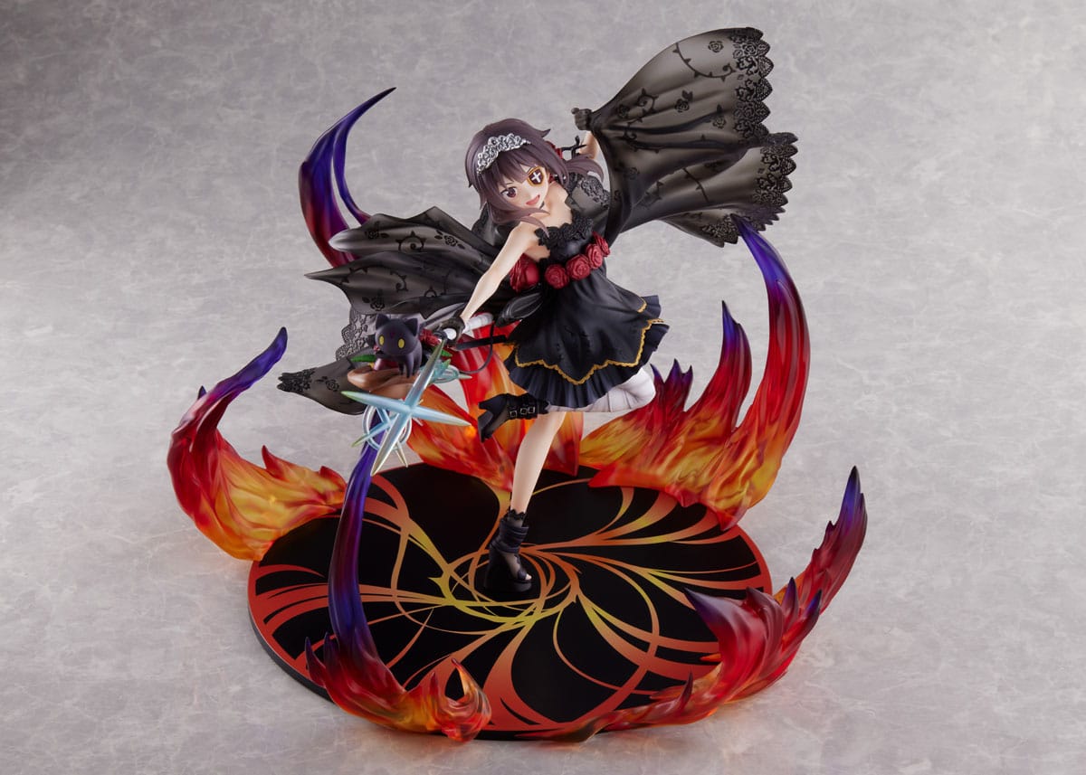 Descubre el apasionante mundo de Estatua Megumin Black Rose Dress Version.
