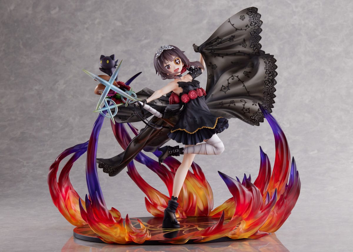 Descubre el apasionante mundo de Estatua Megumin Black Rose Dress Version.