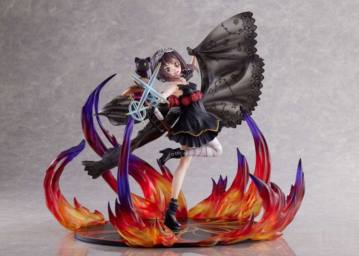 Descubre el apasionante mundo de Estatua Megumin Black Rose Dress Version.
