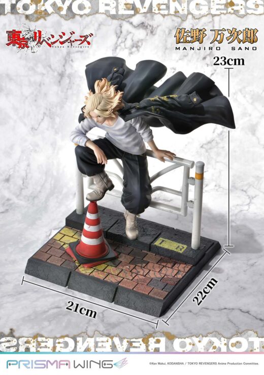 Descubre el apasionante mundo de Estatua Prisma Wing Manjiro Sano 23 cm.