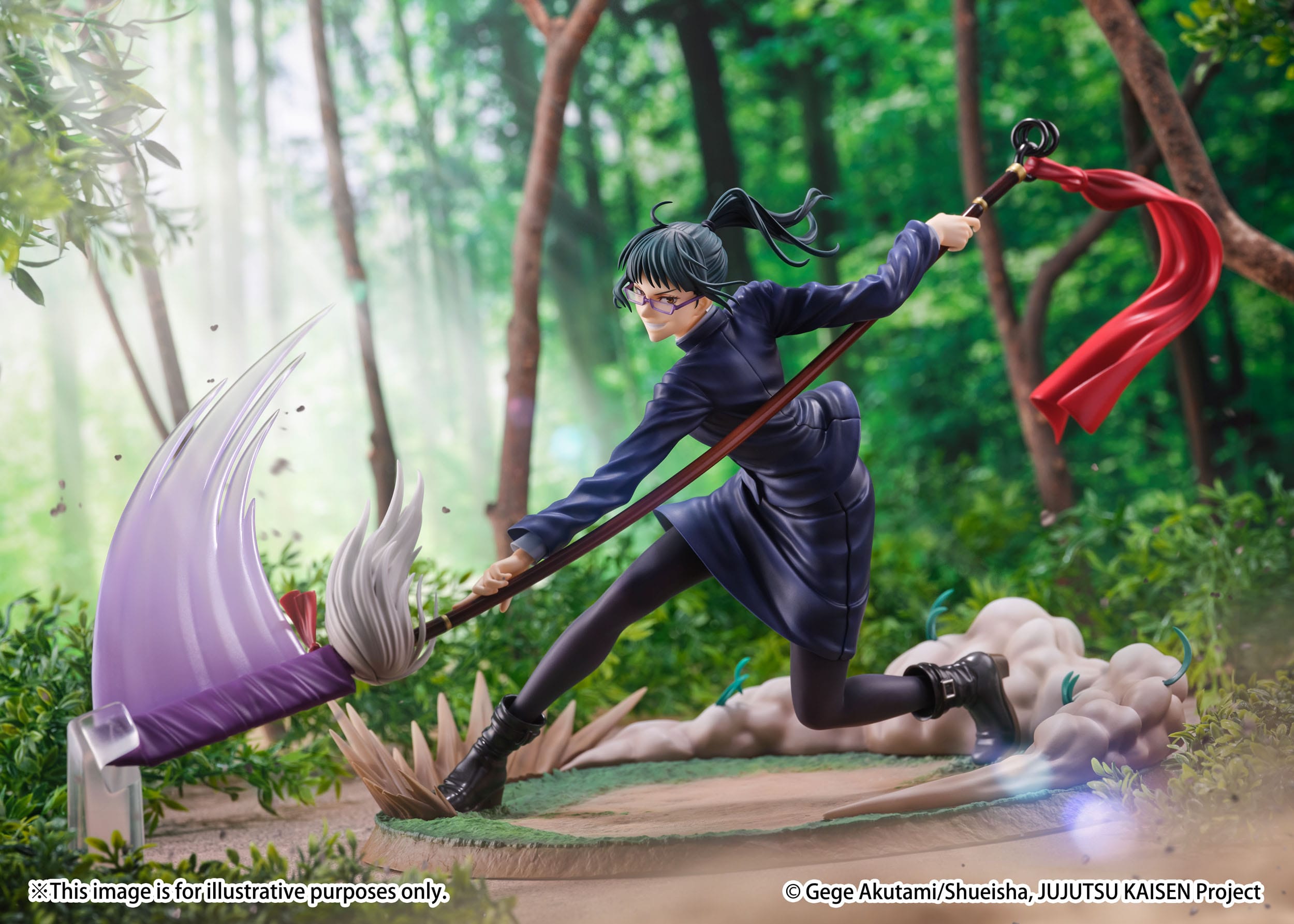 Descubre el apasionante mundo de Estatua SHIBUYA SCRAMBLE Maki Zenin.