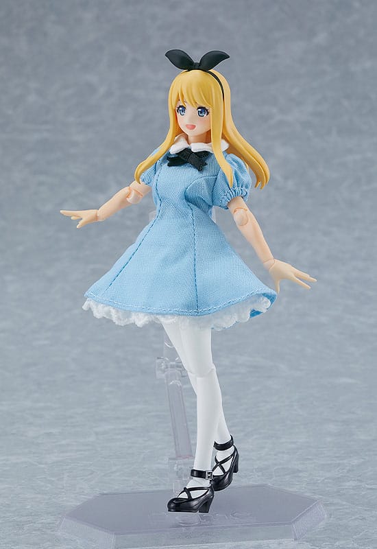 Descubre el apasionante mundo de Figura Figma Alice with Dress and Apron Outfit.