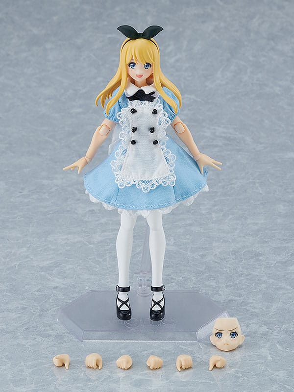 Descubre el apasionante mundo de Figura Figma Alice with Dress and Apron Outfit.