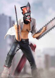 Descubre el apasionante mundo de Estatua Chainsaw Man 26 cm SEGA.
