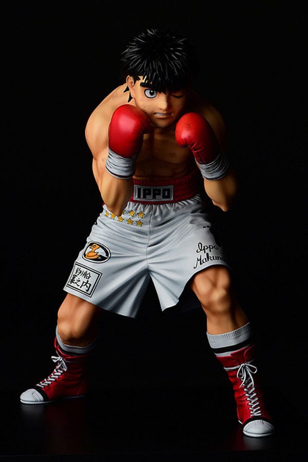 Descubre el apasionante mundo de Estatua Ippo Makunouchi fighting pose damage.