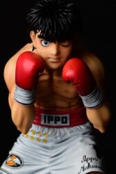Descubre el apasionante mundo de Estatua Ippo Makunouchi fighting pose damage.