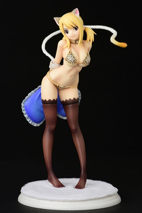 Descubre el apasionante mundo de Estatua Lucy Heartfilia Leopard print CAT Gravure.