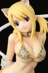 Descubre el apasionante mundo de Estatua Lucy Heartfilia Leopard print CAT Gravure.