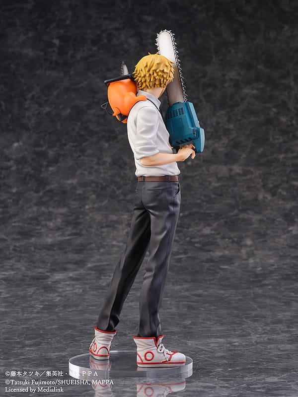 Descubre el apasionante mundo de Estatua Chainsaw Man S-Fire P Denji & Pochita.