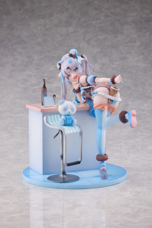 Descubre el apasionante mundo de Estatua Original Character Blue Panda Coffee.