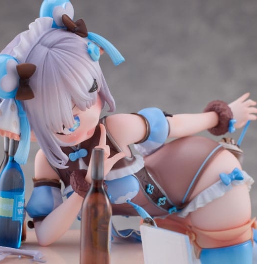 Descubre el apasionante mundo de Estatua Original Character Blue Panda Coffee.